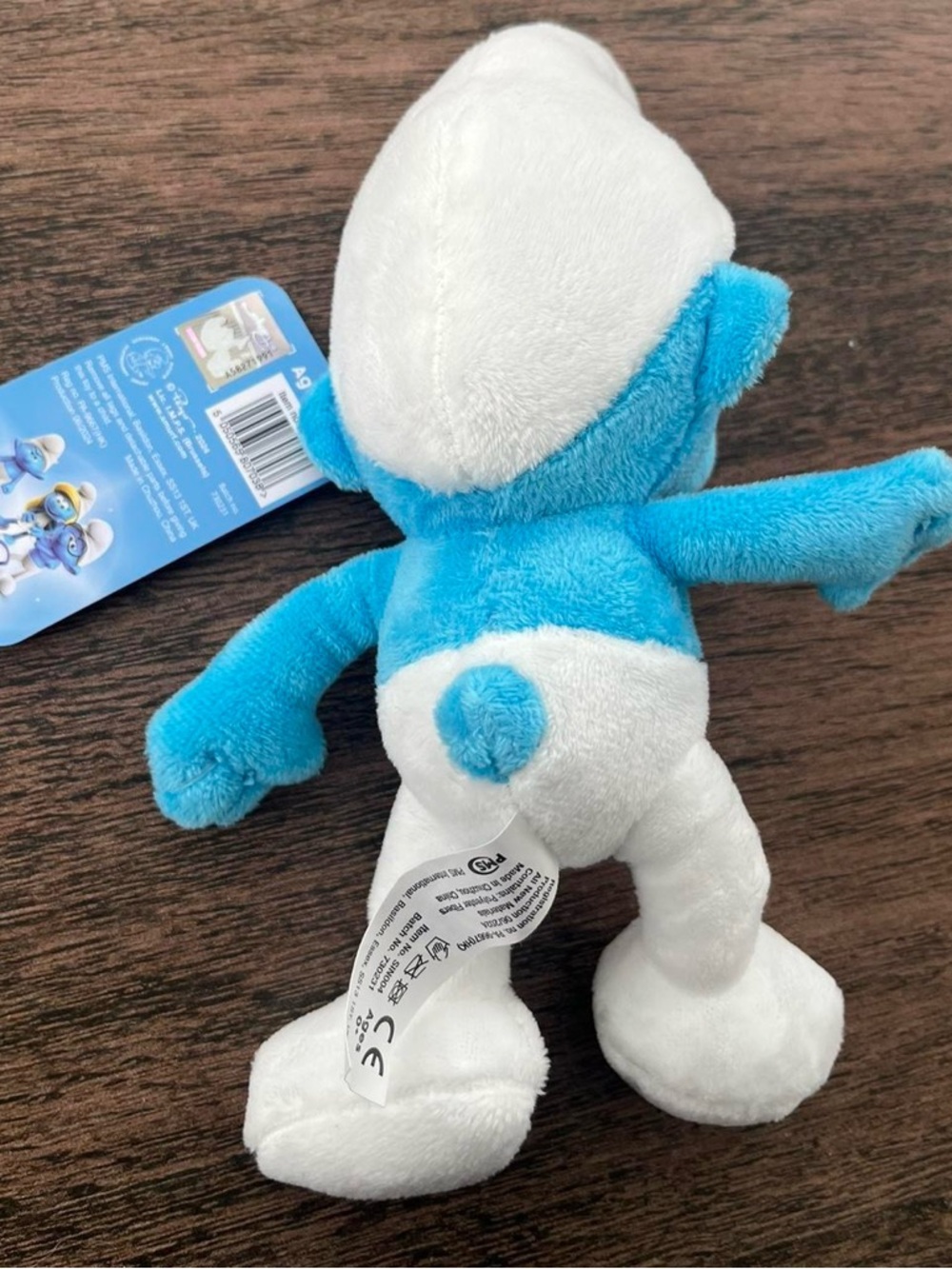 The Smurfs Plush Doll - Blue and White Smurf - Picture 3 of 3